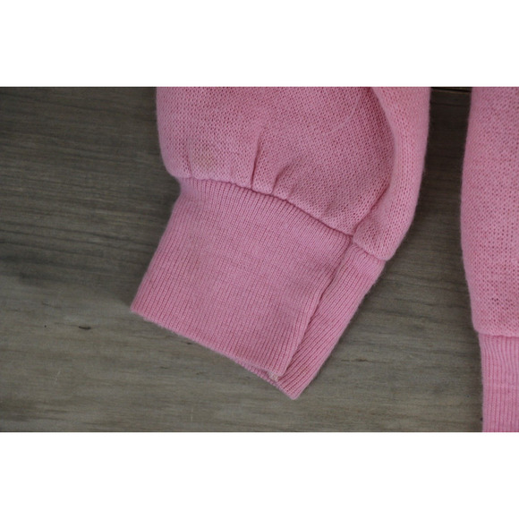 VINTAGE Morgan 1982 Girls Graphic Crew Neck Raglan Sweatshirt Sz 5-6 Human Bean - Picture 6 of 9